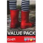 1 x Genuine Canon CLI-671 Ink Cartridge Value Pack
