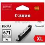 1 x Genuine Canon CLI-671XLGY Grey Ink Cartridge High Yield