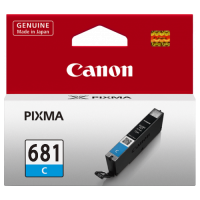 1 x Genuine Canon CLI-681C Cyan Ink Cartridge