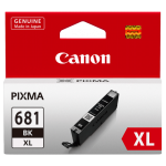 1 x Genuine Canon CLI-681XLBK Black Ink Cartridge High Yield