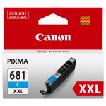 1 x Genuine Canon CLI-681XXLC Cyan Ink Cartridge Extra High Yield