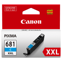 1 x Genuine Canon CLI-681XXLC Cyan Ink Cartridge Extra High Yield