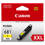 1 x Genuine Canon CLI-681XXLY Yellow Ink Cartridge Extra High Yield