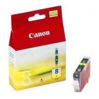 1 x Genuine Canon CLI-8Y Yellow Ink Cartridge