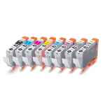 8 Pack Compatible Canon CLI-42 Ink Cartridge Set (1BK,1C,1M,1Y,1GY,1LGY,1PC,1PM)