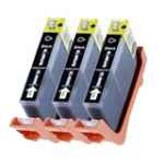 3 x Compatible Canon CLI-8BK Black Ink Cartridge