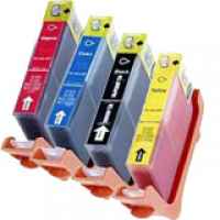 4 Pack Compatible Canon CLI-8 Ink Cartridge Set (1PBK,1C,1M,1Y)