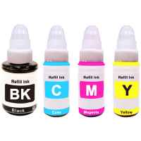 4 Pack Compatible Canon GI-60 GI60 Ink Bottle Set (1BK,1C,1M,1Y)