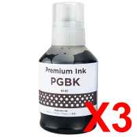 3 x Compatible Canon GI-61PGBK Black Ink Bottle