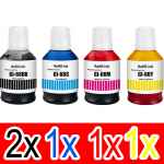 5 Pack Compatible Canon GI-66 GI66 Ink Bottle Set (2BK,1C,1M,1Y)