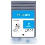 1 x Compatible Canon PFI-030C Cyan Ink Cartridge 