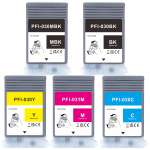 5 Pack Compatible Canon PFI-030 PFI-031 Ink Cartridge Set (1BK,1MBK,1C,1M,1Y)