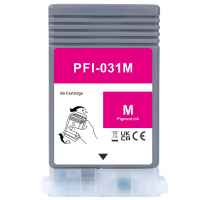 1 x Compatible Canon PFI-031M Magenta Ink Cartridge 