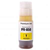 1 x Compatible Canon PFI-050Y Yellow Ink Bottle  1 x Compatible Canon PFI-050Y Yellow Ink Bottle