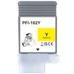 1 x Compatible Canon PFI-102Y Yellow Ink Cartridge 