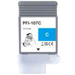 1 x Compatible Canon PFI-107C Cyan Ink Cartridge 