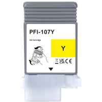 1 x Compatible Canon PFI-107Y Yellow Ink Cartridge 