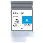 1 x Compatible Canon PFI-120C Cyan Ink Cartridge 