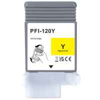 1 x Compatible Canon PFI-120Y Yellow Ink Cartridge 