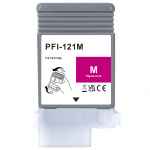 1 x Compatible Canon PFI-121M Magenta Ink Cartridge 