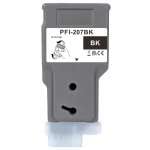 1 x Compatible Canon PFI-207BK Black Ink Cartridge 