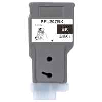 1 x Compatible Canon PFI-207BK Black Ink Cartridge 