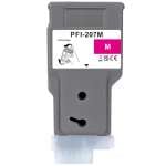 1 x Compatible Canon PFI-207M Magenta Ink Cartridge 