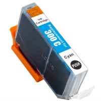1 x Compatible Canon PFI-300C Cyan Ink Cartridge