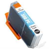 1 x Compatible Canon PFI-300PC Photo Cyan Ink Cartridge