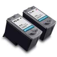 2 Pack Compatible Canon PG-40 CL-41 Ink Cartridge Set