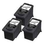 3 x Compatible Canon PG-660XL Black Ink Cartridge