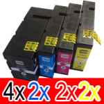 10 Pack Compatible Canon PGI-1600XL PGI1600XL Ink Cartridge High Yield Set (4BK,2C,2M,2Y)