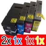 5 Pack Compatible Canon PGI-1600XL PGI1600XL Ink Cartridge High Yield Set (2BK,1C,1M,1Y)