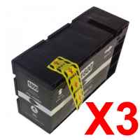 3 x Compatible Canon PGI-1600XLBK Black Ink Cartridge High Yield