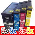 20 Pack Compatible Canon PGI-2600XL PGI2600XL Ink Cartridge High Yield Set (5BK,5C,5M,5Y)