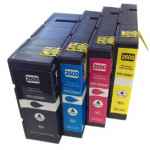 4 Pack Compatible Canon PGI-2600XL PGI2600XL Ink Cartridge High Yield Set (1BK,1C,1M,1Y)