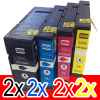 8 Pack Compatible Canon PGI-2600XL PGI2600XL Ink Cartridge High Yield Set (2BK,2C,2M,2Y)