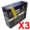 3 x Compatible Canon PGI-2600XLBK Black Ink Cartridge High Yield