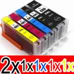 6 Pack Compatible Canon PGI-680XXL CLI-681XXL Ink Cartridge Extra High Yield Set (2BK,1PBK,1C,1M,1Y)