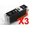 3 x Compatible Canon PGI-680XXLBK Black Ink Cartridge Extra High Yield