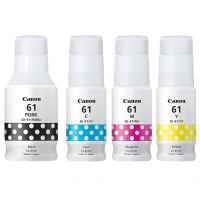 4 Pack Genuine Canon GI-61 GI61 Ink Bottle Set (1BK,1C,1M,1Y)