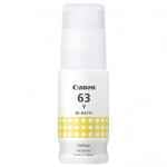 1 x Genuine Canon GI-63Y Yellow Ink Bottle