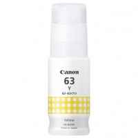 1 x Genuine Canon GI-63Y Yellow Ink Bottle