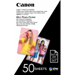 1 x Genuine Canon MP-PP50 Mini Photo Printer Paper Pack