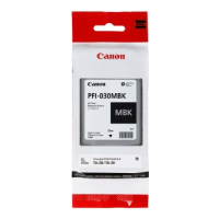 1 x Genuine Canon PFI-030MBK Matte Black Ink Cartridge