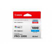 1 x Genuine Canon PFI-1000C Cyan Ink Cartridge