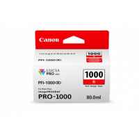 1 x Genuine Canon PFI-1000R Red Ink Cartridge