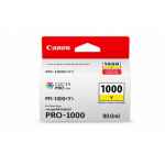 1 x Genuine Canon PFI-1000Y Yellow Ink Cartridge