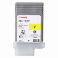 1 x Genuine Canon PFI-102Y Yellow Ink Cartridge