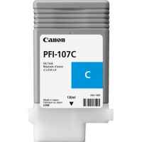 1 x Genuine Canon PFI-107C Cyan Ink Cartridge